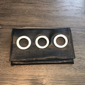 Black Leather Clutch from Vamp Bags